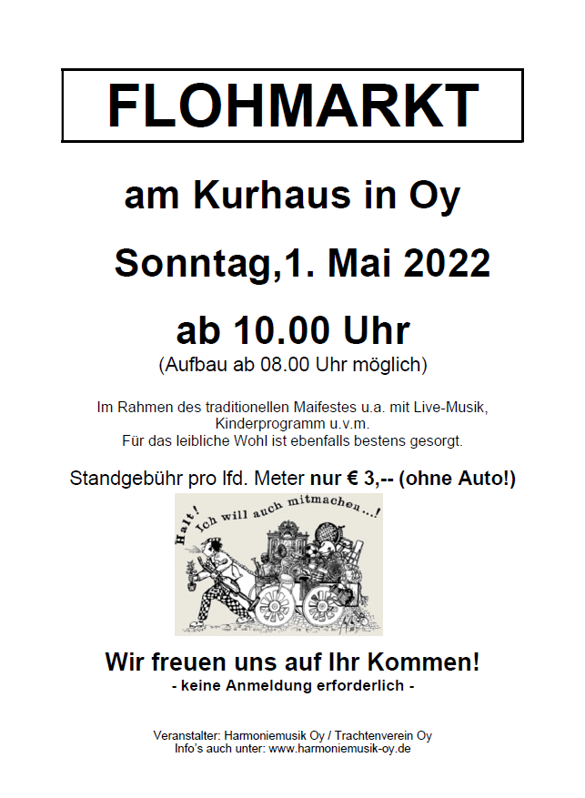 You are currently viewing Flohmarkt 2022