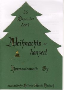 Weihnachtskonzert 2004