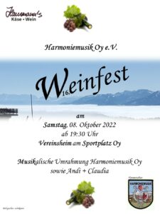 Read more about the article Weinfest 2022