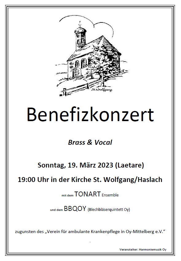 Read more about the article Benefizkonzert Brass & Vocal