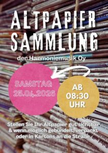 Mehr über den Artikel erfahren Altpapiersammlung